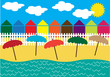 summer holiday on the beach