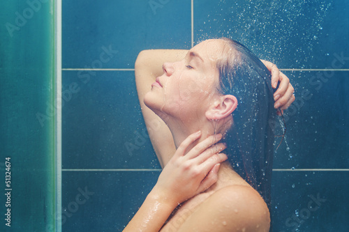 Photo: Beauty under shower Beauty under shower