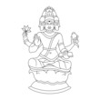 Brahma Religious Vector Design