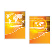 Vector: Vector orange business brochure/cover designs Vector orange business brochure/cover designs