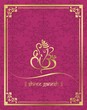 Ganesha, Hindu wedding card, royal Rajasthan, India