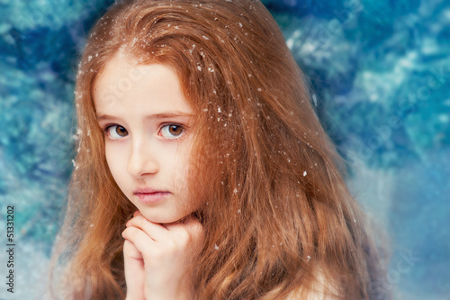 Photo: Portrait of a beautiful girl Portrait of a beautiful girl