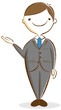 businessman　guide