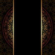 dark background with geometric pattern - vector
