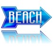 Vector: Beach Arrow Direction-Spiaggia Freccia Direzione-Vector Beach Arrow Direction-Spiaggia Freccia Direzione-Vector