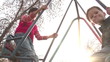 Children on a Swing