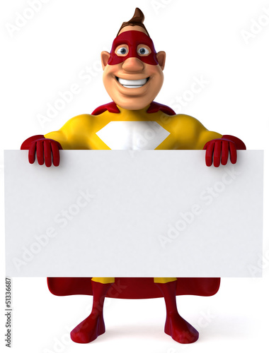 Illustration: Fun superhero Fun superhero