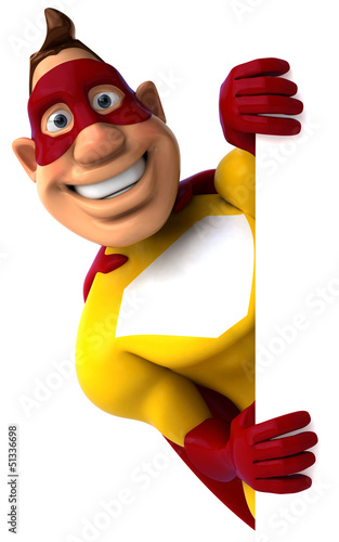 Illustration: Fun superhero Fun superhero