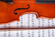 Violin And Musical Notes