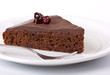 Close Up Of A Chocolate Tart O...