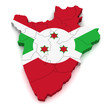 3D Map of Burundi