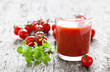 frischer Tomatensaft