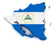 3D Map of Nicaragua
