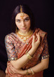 sweet indian girl in sari