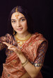 sweet indian girl in sari