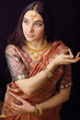 sweet indian girl in sari