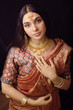 sweet indian girl in sari