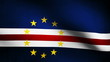 Cape verde flag.