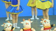 Little girls performing on a children's holiday