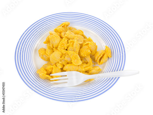 Photo: Pasta shells and cheese dinner Pasta shells and cheese dinner