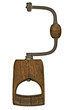 vintage ball brace