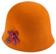 felt ladies cloche hat