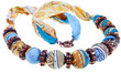 handmade silk woman necklace