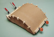 Gluing the workpiece of hardboard