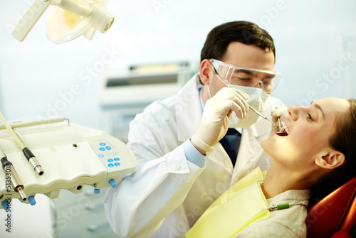 Photo: Checking up teeth Checking up teeth