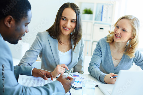Photo: Business discussion Business discussion