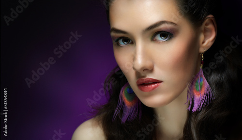 Photo: colorful makeup colorful makeup