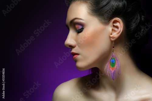 Photo: colorful makeup colorful makeup