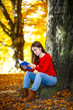 Student learning outdoor