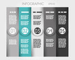 turquoise column infographic with big rings in middle