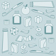 dental care seamless pattern