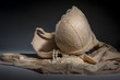 Beige bra with female underwear