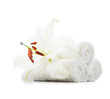 White towels