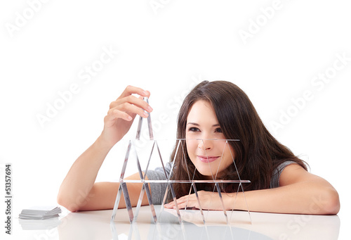 Photo: Concentrated woman Concentrated woman