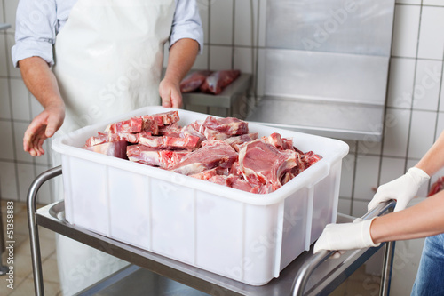 Photo: fleisch in der metzgerei fleisch in der metzgerei