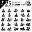 Business icons set,employees basic series