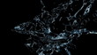 Video: Water splash slow motion 3d Water splash slow motion 3d