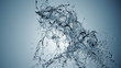 Video: Water splash slow motion 3d Water splash slow motion 3d