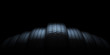 Car tires on black background