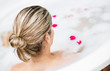 Woman in a bathtub