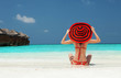 Young fashion woman relax on the beach
