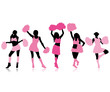 Vector: Pom Pom Girls Pom Pom Girls