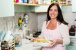 Pretty woman cooking
