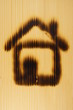 Symbol abgebranntes Haus