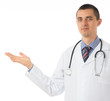  doctor holding something on his palm