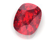 Ruby or Rodolite gemstone (high resolution 3D image)